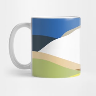 Colorful Salt Desert Mountains Mug